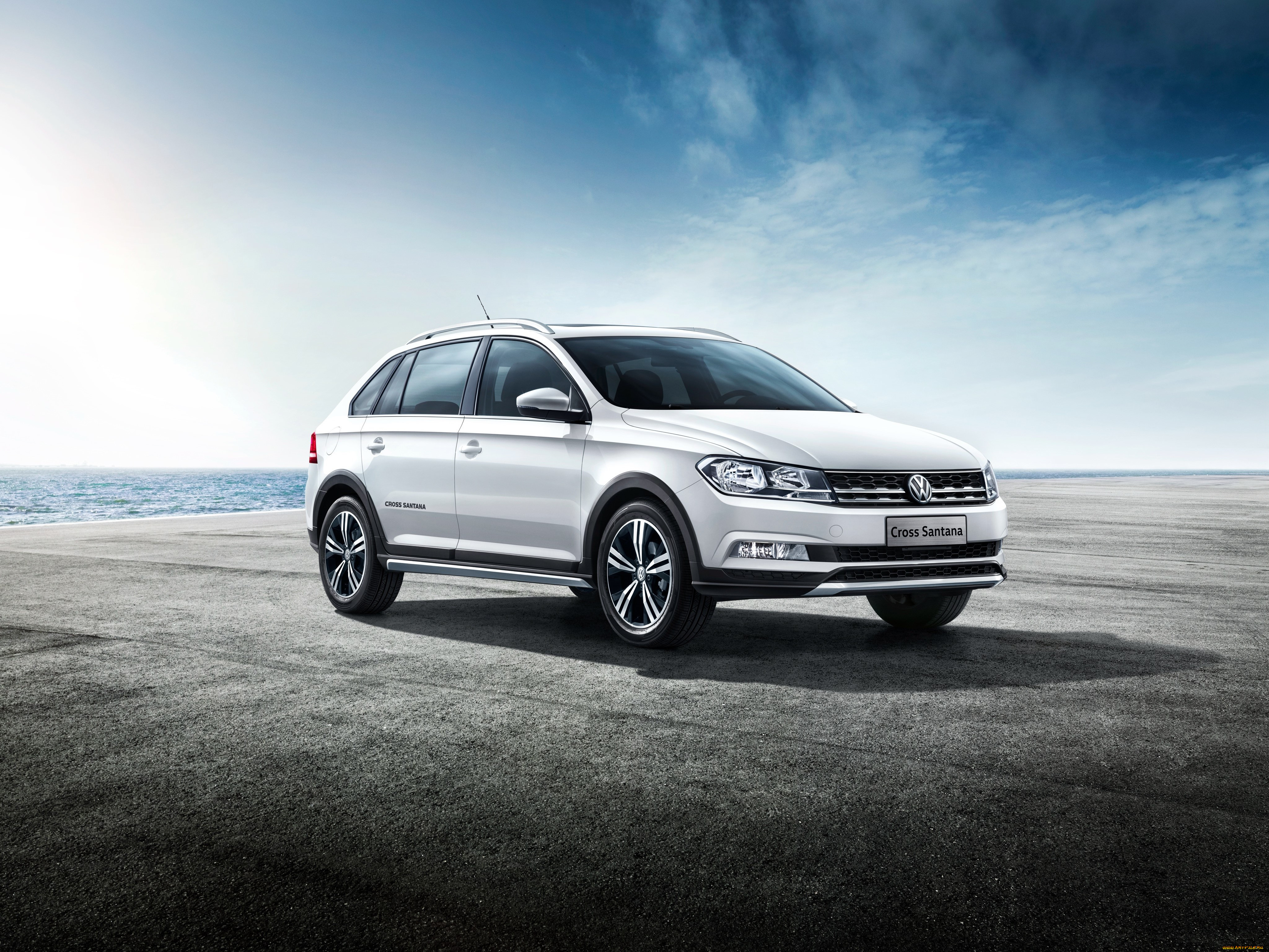 , volkswagen, cross, santana, 2016